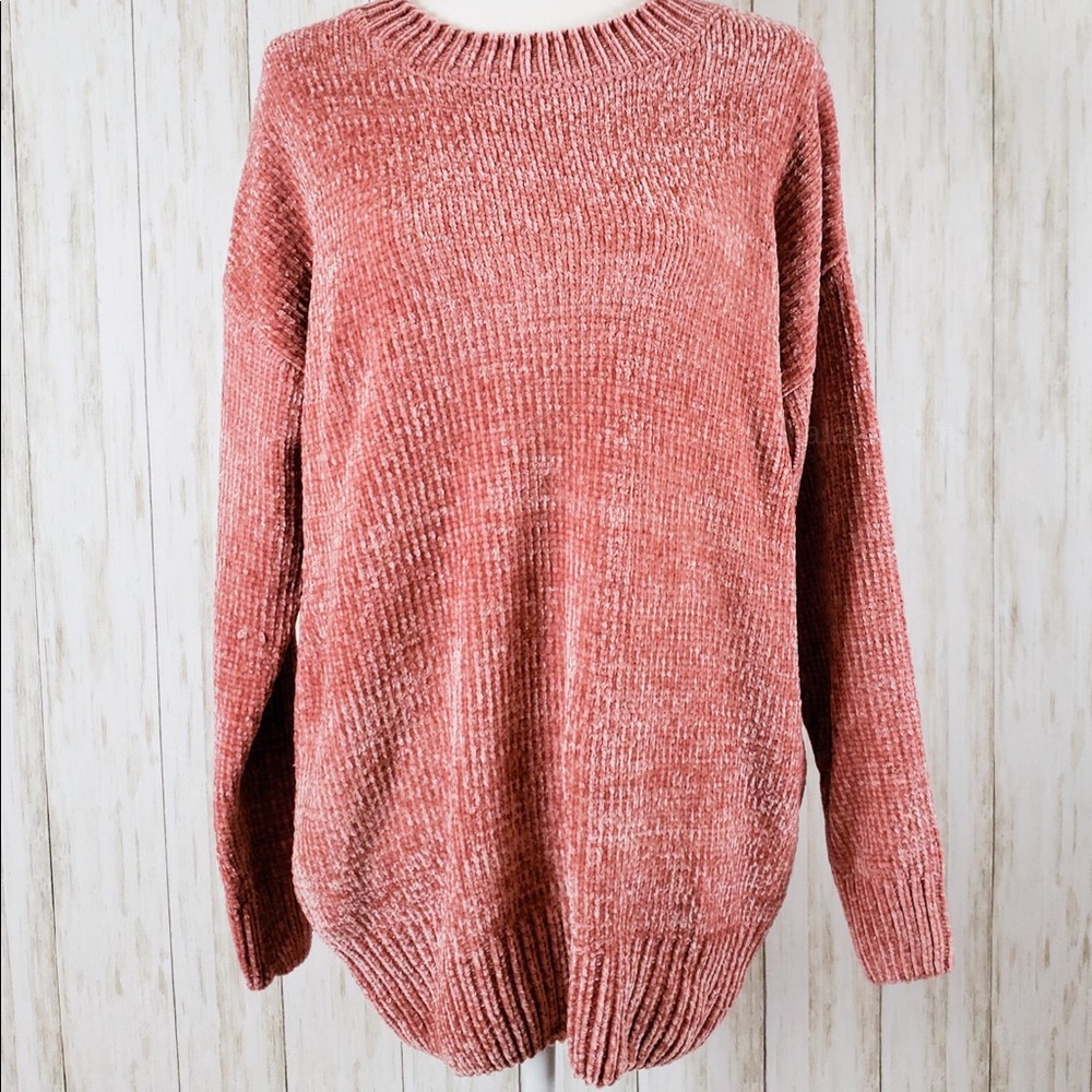 Ash Rose Chenille Sweater